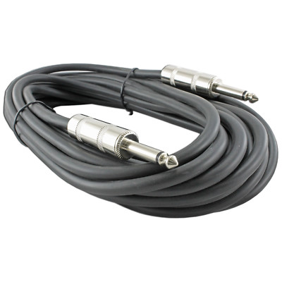 25' ft feet foot 1/4'' plugs to 14 ga gauge pro audio pa SPEAKER CABLE audio cord