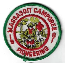1981 Massasoit Camporee Pioneering GREEN Border [Q-909]