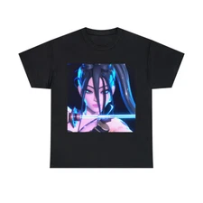 Anime Samurai Girl Fantasy Warrior Unisex Adult T Shirt Japanese Aesthetic Tee