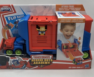 playskool heroes flip racers optimus prime