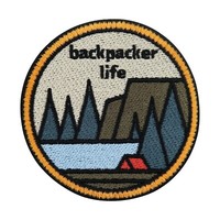 Backpacker Life Patch Zum AufbüGeln | Wandern Patches, Wald AufnäHer, AufbüGler