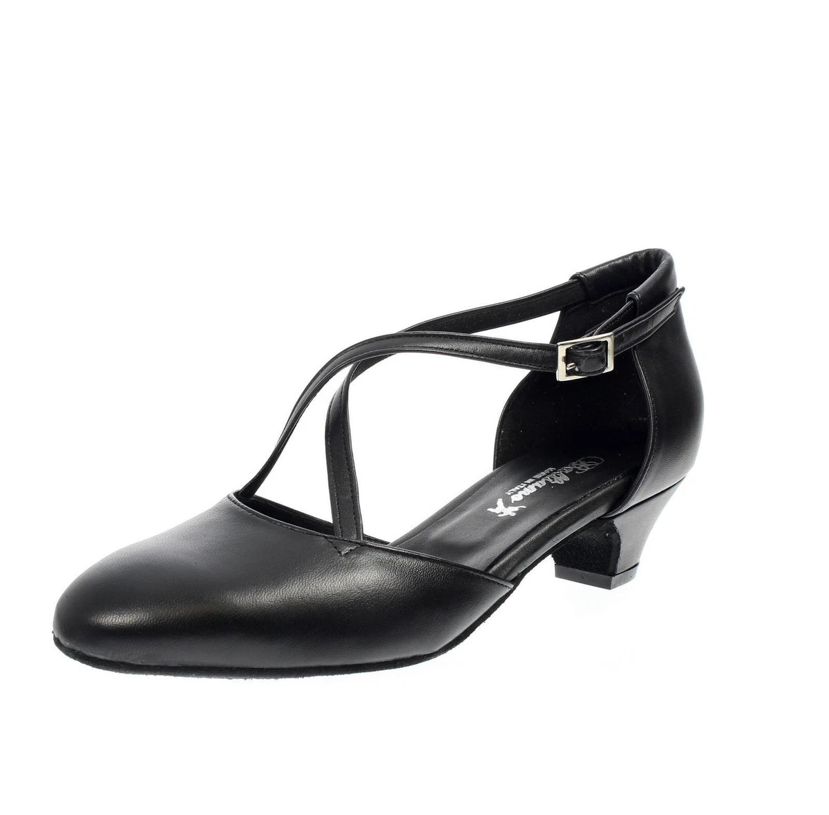 Scarpe Da Ballo Latino In Raso Per Donna – Tacco 7 Cm, Suola In Pelle Scamosciata, Per Salsa E Valzer