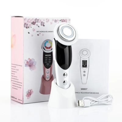 7 in 1 Face Lifting Device EMS Microcurrent Skin Rejuvenation LED Facial Firming