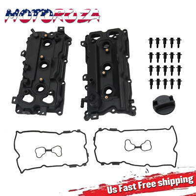 2PCS Valve Covers Set for Nissan 350Z Infiniti EX35 FX35 G35 M35 Q50 Q70 350Z