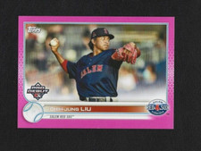 2022 Topps Pro Debut Chih-Jung Liu PD-89 Fuchsia Parallel 9/199 Boston Red Sox