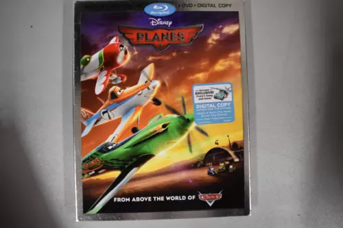 Planes (Blu-ray/DVD, 2013, 3-Disc Set, Includes Digital Copy 3D) W/Slipcover