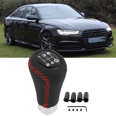 5 Speed Car Gear Stick Shift Handle Knob Shifter Lever Manual For A3 A4 A6 S4 S6