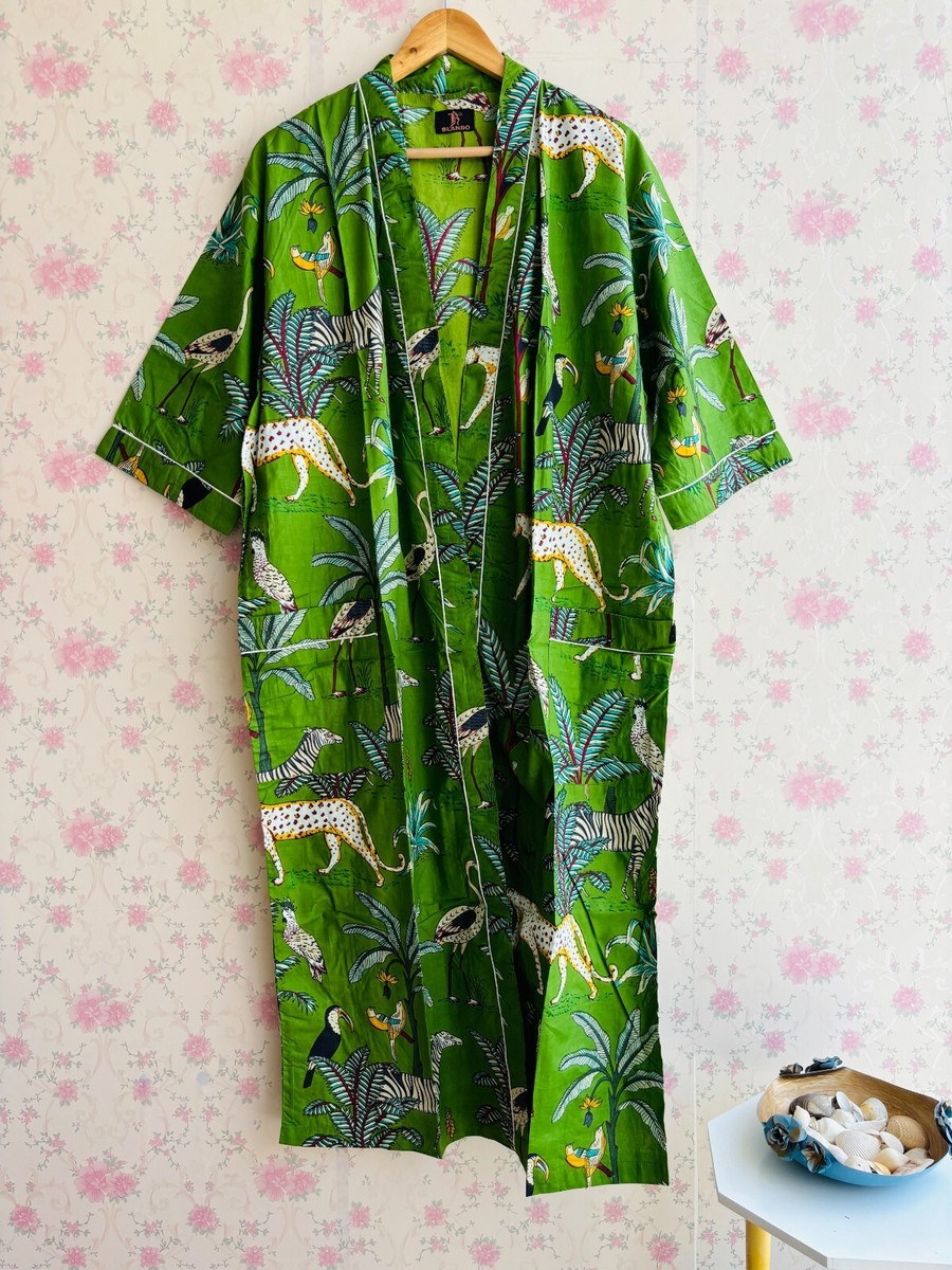 green emerald velvet dress Green Mamba Long Kimono Dressing Gown  Verry Kerry
