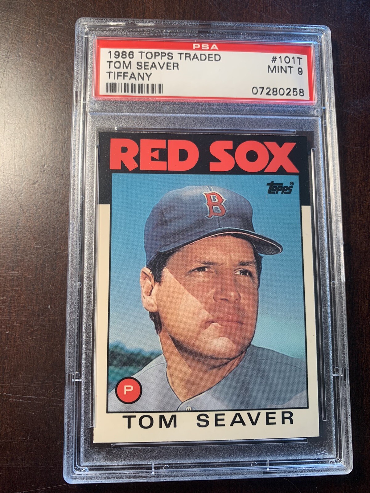 1986 Topps Traded Tiffany Tom Seaver #101T PSA 9