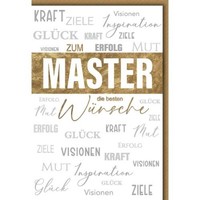 Master GlüCkwunschkarte Mit Umschlag Verschiedene GlüCkwüNsche