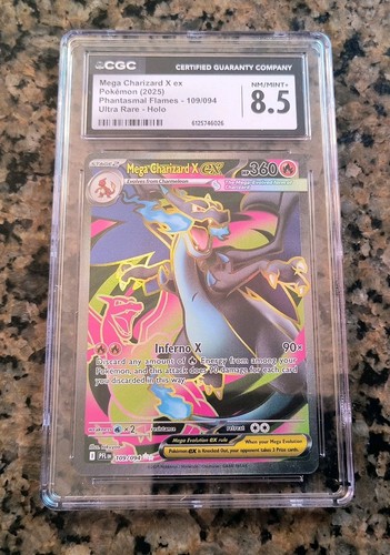 Mega Charizard X ex graded CGC 8.5 for sale on eBay