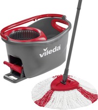 Vileda Turbo Easy Wring & Clean Wischmop-Set Bodenwischer Teleskopstiel Wischer