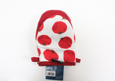 SUR LA Table Kitchen Essentials Tomato Design 5.5''x8'' Mini Oven Mitt 2-Pack Set