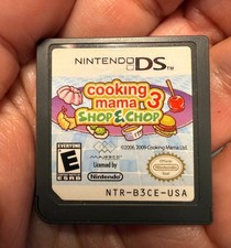 Cooking Mama 3 Shop & Chop Nintendo DS Authentic Game Cartridge Only Tested USA