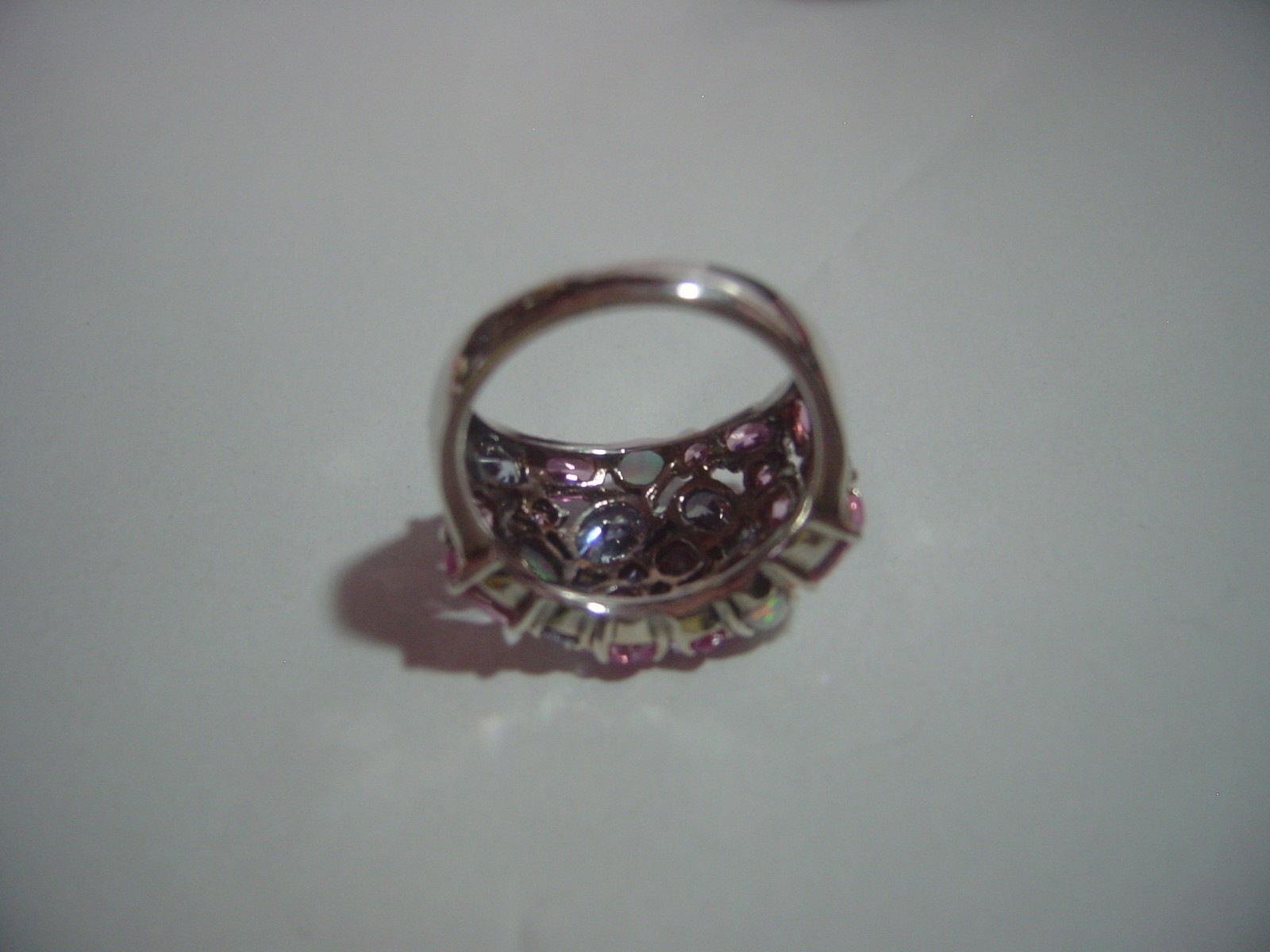 vintage beautiful Solid Silver large Ring- superb… - image 7