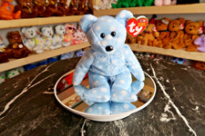 TY Beanie Baby - Bubbly the Bear | Heart Tag Issues | Vintage | Rare