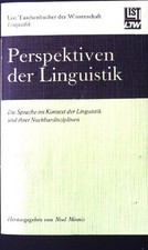 Perspektiven der Linguistik : die Sprache im ...
