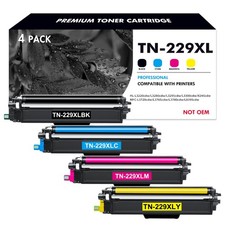 4PK Brother TN-229XL BK C Y M Toner HL-L3280CDW MFC-L3780CDW NEW Sealed Box