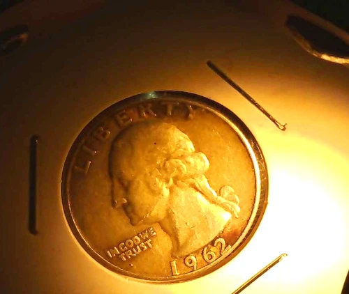 1962 Washington Silver Quarter 25c | D Mint Mark | Circulated