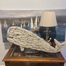 Unique Driftwood Whale Shelf/Wall/Home Decor, Nautical/Beach/Coastal 25" Lx9"T