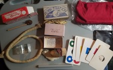  LOT  OF SEVEN MAGIC TRICK PARTS & PROPS 