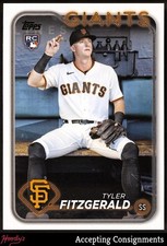 2024 Topps Golden Mirror Image Variations #602 Tyler Fitzgerald RC Rookie SSP
