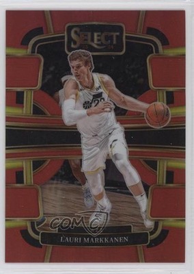 2023-24 Panini Select Concourse Red Prizm 116/199 Lauri Markkanen #19 11oh
