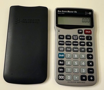Calculated Industries Qualifier Plus IIIX 3415 Real Estate Financial Calculator 