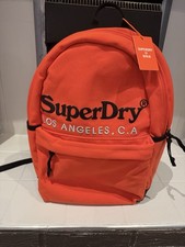 Image of Superdry Venue Montana Backpack Bold Orange Los Angeles CA Rucksack