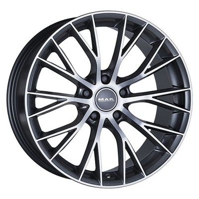 ALUFELGE MAK MUNCHEN FUR BMW SERIE 1 COUPE 8.5X19 5X120 GUN MET-MIRROR FACE 9T2