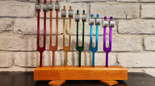 Weighted Multicolor Body Tuning Fork Set by Soma Energetics