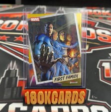 2026 Topps Finest Fantastic Four Fantastic Four First Family #FF-03 GOLD /50