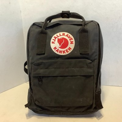 black mini kanken backpack Fjallraven Kanken Mini Classic Backpack Black 10