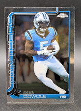 2025 Topps Chrome Football #43 Rico Dowdle Carolina Panthers