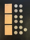 1937-P S & D Mercury Dime 90% Silver 10% Copper US Mint Coin Lot of 13