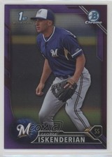 2016 Bowman Chrome Prospects Purple Refractor 177/250 George Iskenderian 5un