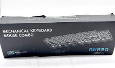 TAIAHIRO Mechanical Gaming Keyboard And Mouse Combo Model BK820 - Black