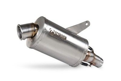 Scorpion Auspuff Oval Slip-On Edelstahl Triumph Speed 400 2024-2026