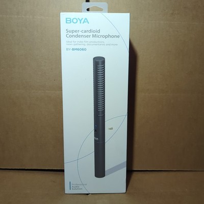 Boya BY-BM6060 Super Cardioid Condenser Microphone 3-Pin XLR Film - Open Box