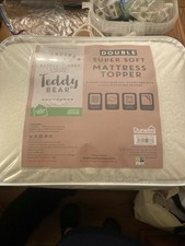BNWT Teddy Best Double Super Soft Mattress Topper 100% Polyester