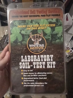 Whitetail Institute Soil Test Kit STK Brand New, Factory Sealed