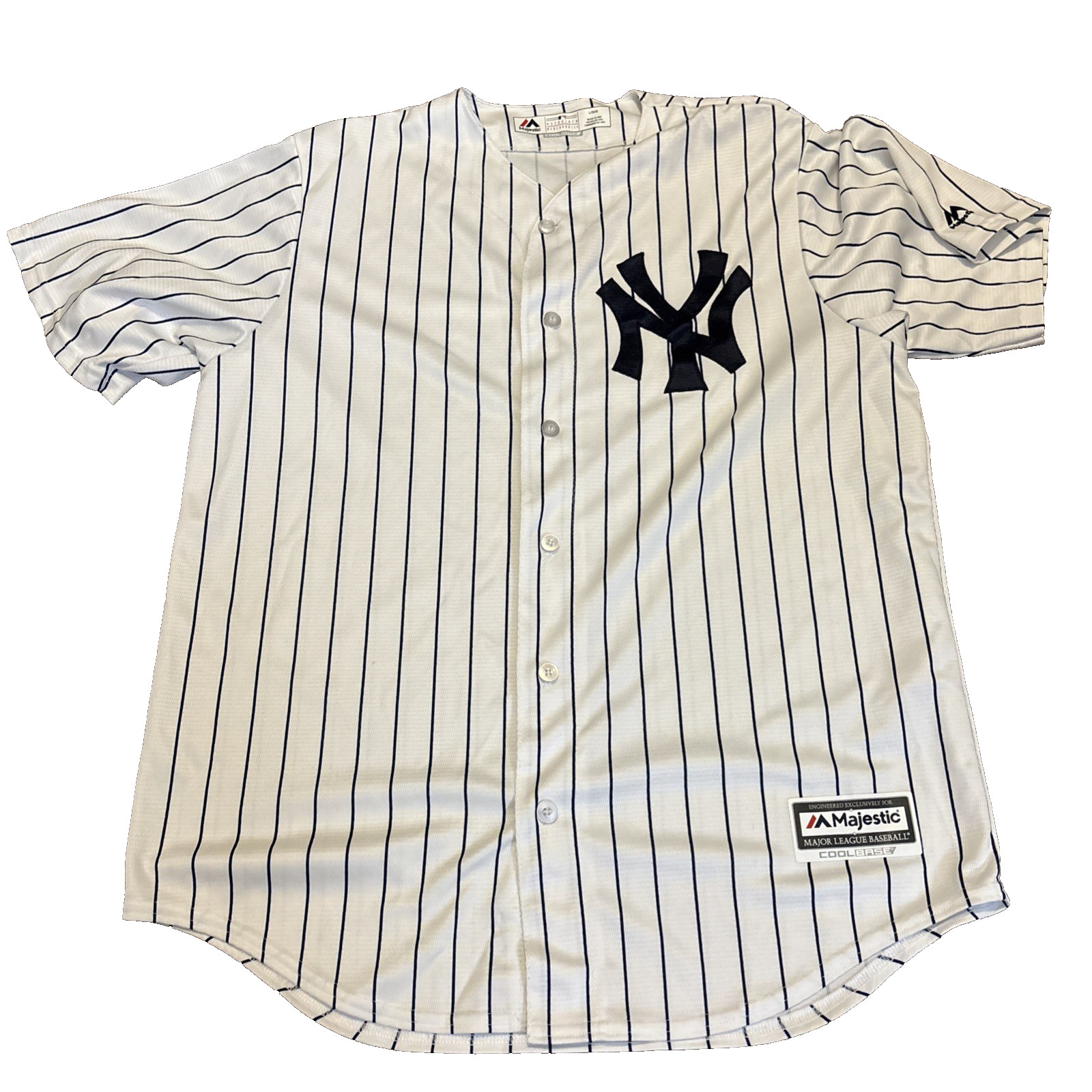 Men’s Majestic New York Yankees Jersey Cool Base Fabric Size M EUC