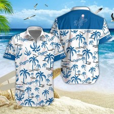 Los Angeles Baseball Team Dodgerss Hawaiian Button Down Shirt Unisex Adults S-5X