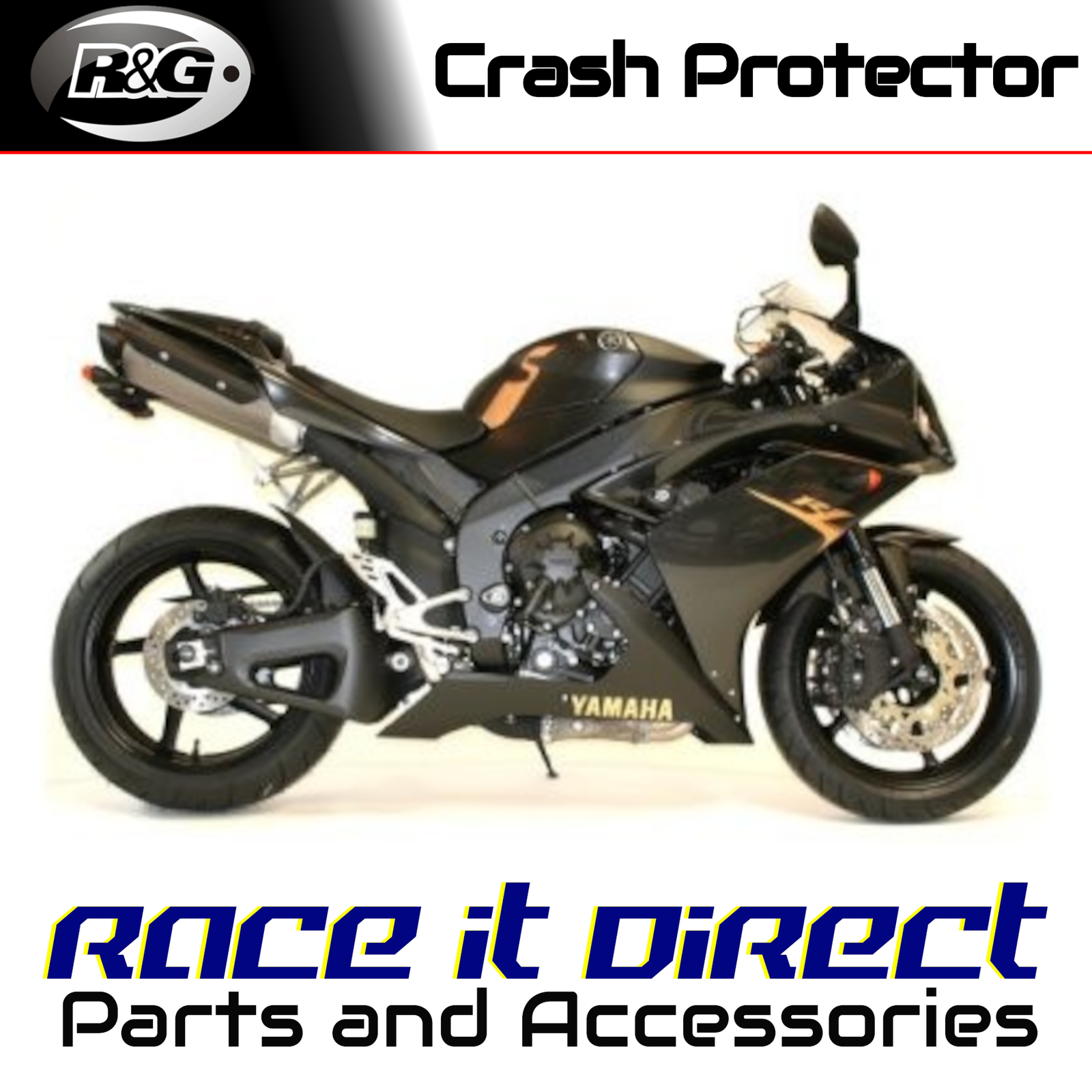 Crash Protectors for Yamaha YZF-R1 2007-2013 Aero R&G