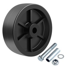 Skelang Boat Trailer Jack Caster 6", Trailer Tongue Wheel 1/2" Axle Diameter, Fr