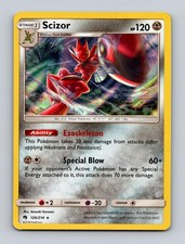 Scizor 126/214 Rare Lost Thunder Pokemon Reverse Holo Lightly Played on eBay