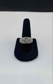 6th & Union Sterling Silver 925 Emerald Cut CZ Statement Ring Size 6.25