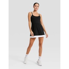 Women's Knit Strappy Active Dress - All In Motion Black L