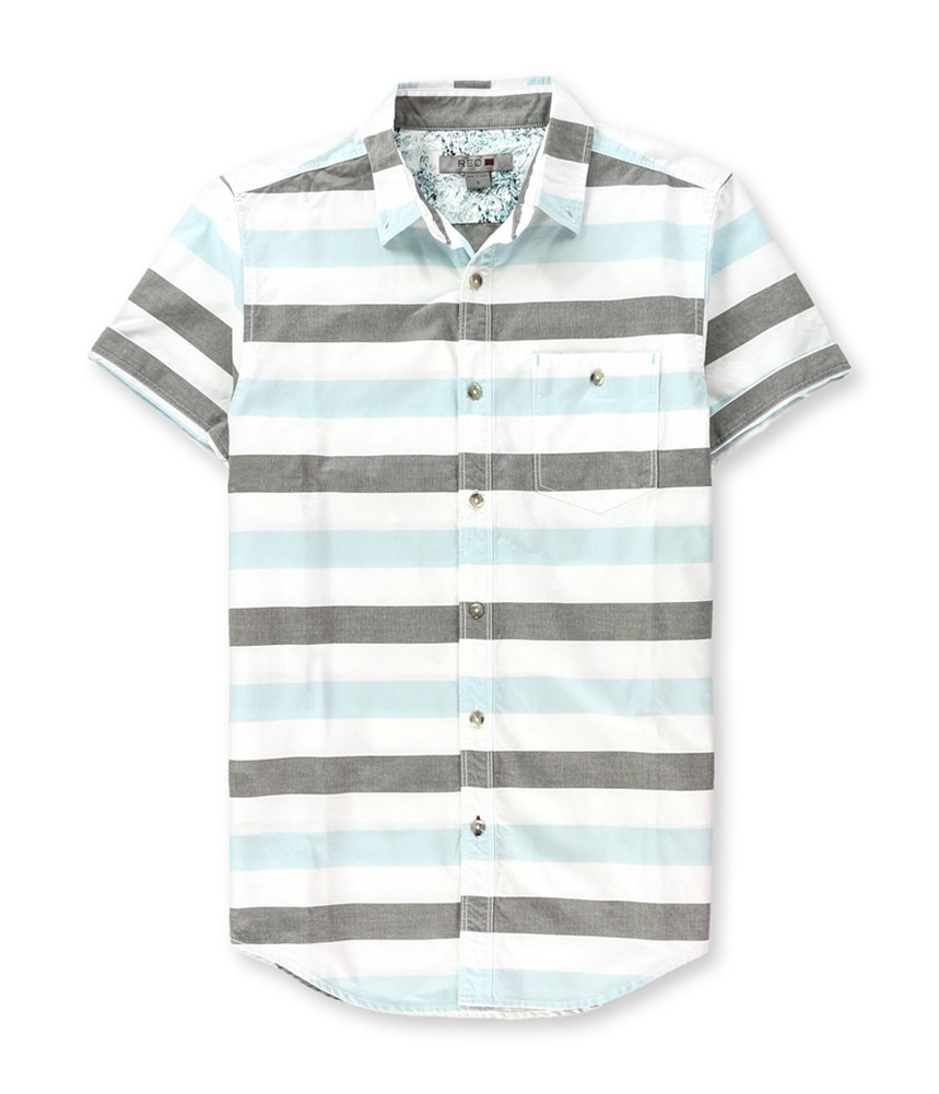 Красная мужская рубашка X Stadium с карманами на пуговицах, разноцветная, Маленькая