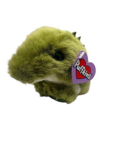Puffkins Plush 1998 Albert The Alligator Collection Swibco Gator With Tag